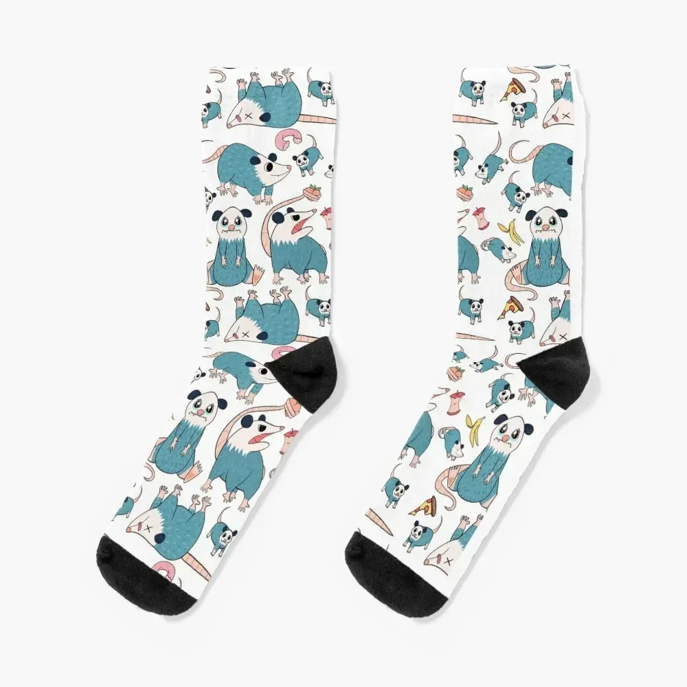 Basil the Possum Pattern Socks hiphop kawaii shoes Mens Socks Women's