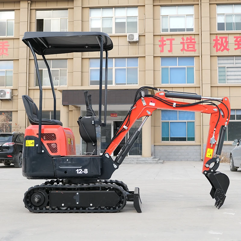 Shanding Ce/Epa/Euro 5 Mini Excavator 2 Ton Diesel Farm Kubota Engine Small 1T 2T Crawler Digger