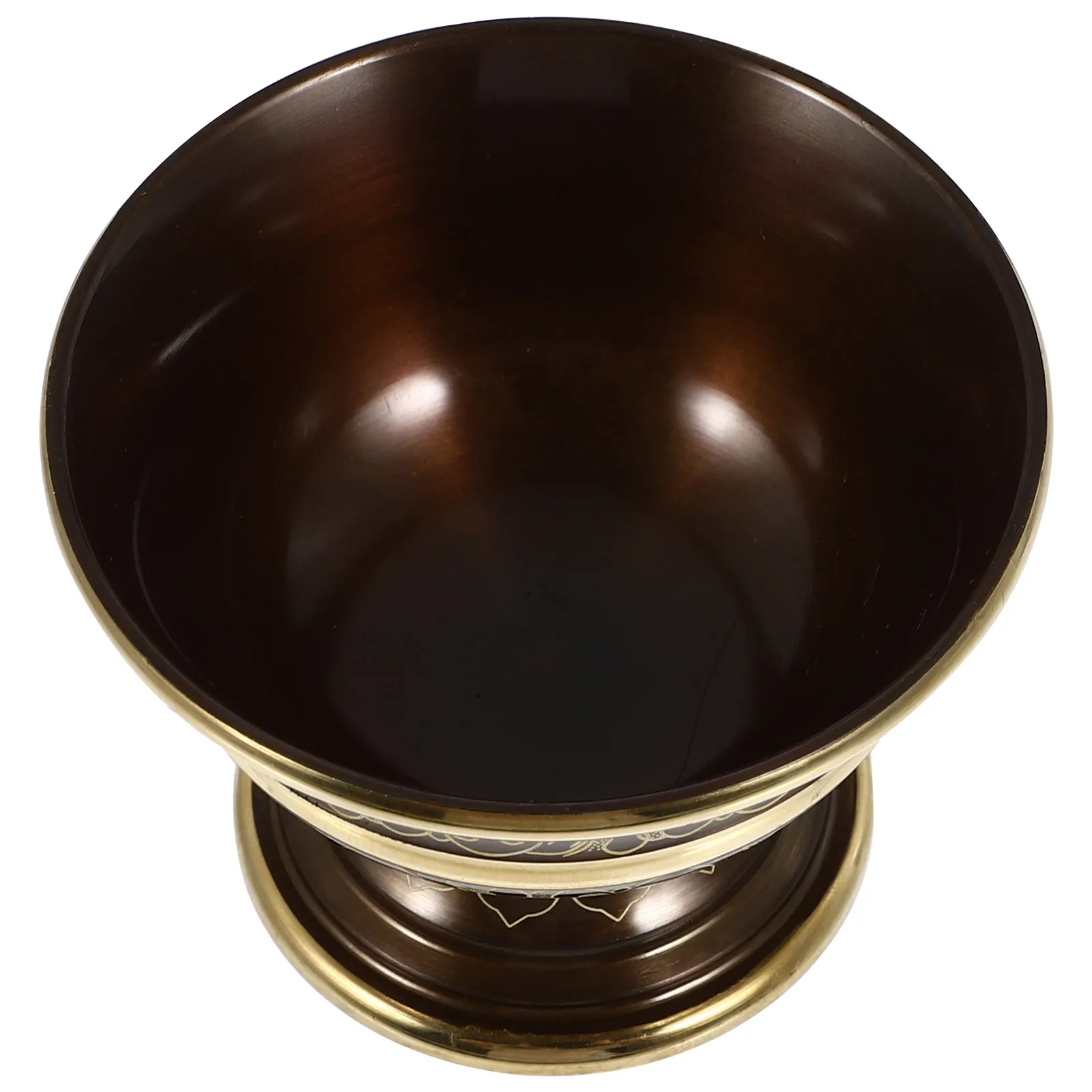 

Cup Temple Supplies Home Decoration Offering Bowl for Rituals Ceremonies Thick Polished Anti Skid Bottom