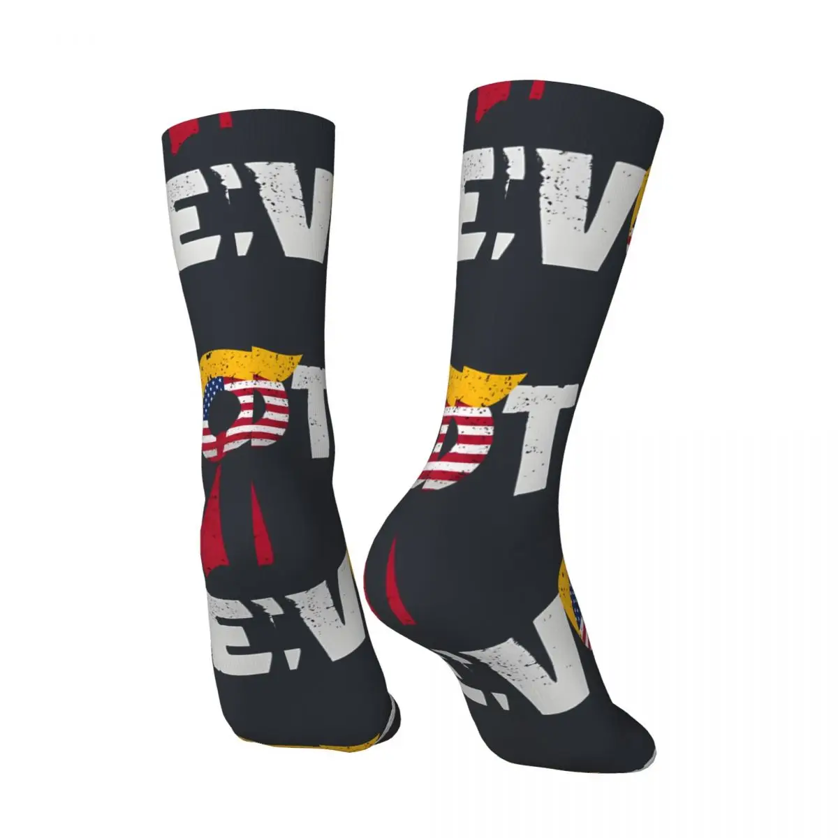 Vintage Wanted Donald Trump 2024 45 47 Take America Back Trump Girl Men's compression Socks Unisex trump girl Harajuku Crew Sock