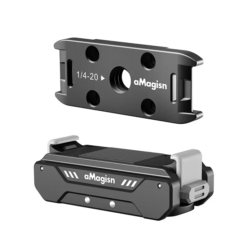 Support magnétique à dégagement rapide pour caméra d'action GoPro, support en alliage d'aluminium, ultra-léger, haut, accessoires