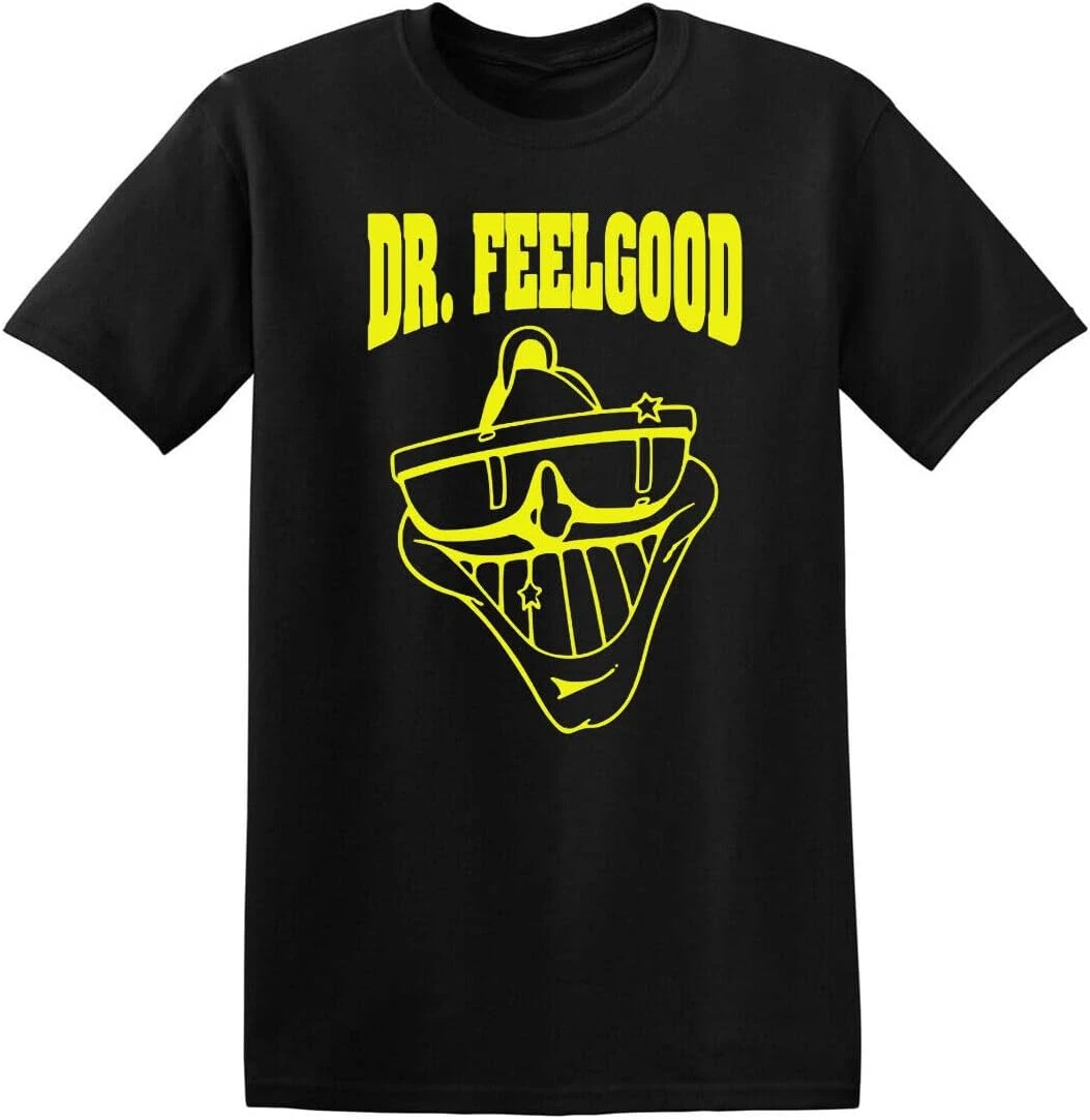 Punk Skull Biker Glam Rock Band Irish Punk Stiff Rock Sham Dr. Feelgood T-Shirt Top