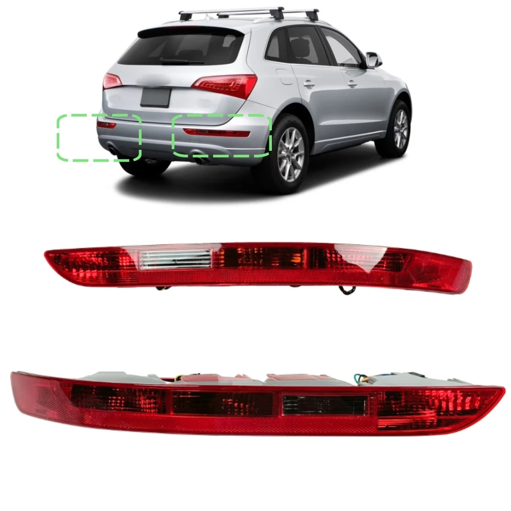 

Pair Rear Bumper Tail Light Lamp Fits Audi Q5 2009-2017 8R0945095 8R0945096 US Durable & Weatherproof - Plug & Play