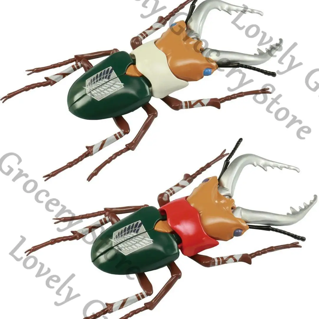 

Anime Attack on Titan Levi Ackerman Hange Zoe Shingeki No Kyojin Cosplay Cartoon Fork-tailed Insect Model Assembled Toys Gift