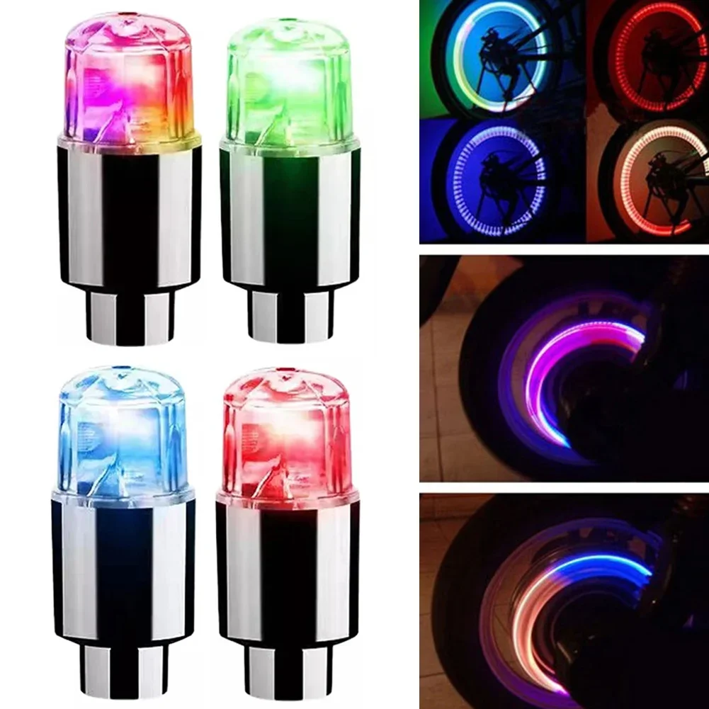 4Pcs Car Colorful Dual-sensing Wheel Lights, Intelligent Vibration Alloy Wheel Lights, Tire Lights Blue,Red,Multicolor,Green