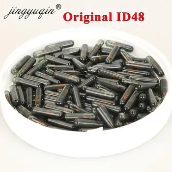 Jingyuqin 로트 정품 공장 ID48 트랜스폰더 칩 자동차 키 블랭크 OEM 자동 유리 ID 48, Megamos 칩 잠금 해제 가능, 애프터 마켓 