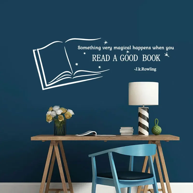 

Read A Good Book Wall Quotes Classroom Education Vinyl Sticker Home School Library Interior Classroom Decor Murals E471