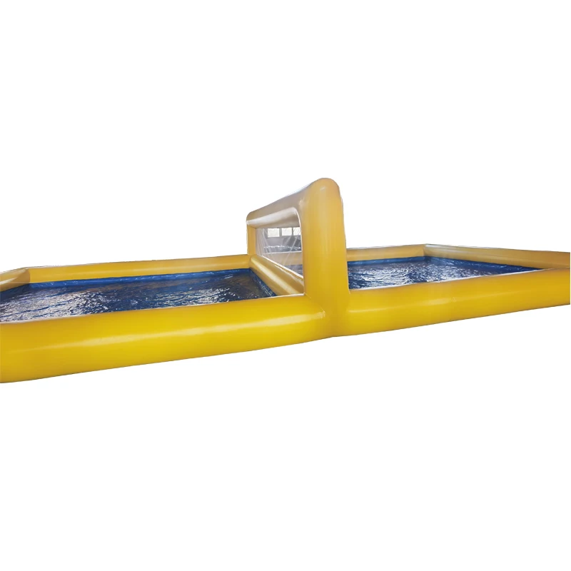 Inflatable Volleyball Court 60 ft Outdoor Water Volleyball Pool Volleyball Field for Sport Game with Net / Pump2025
