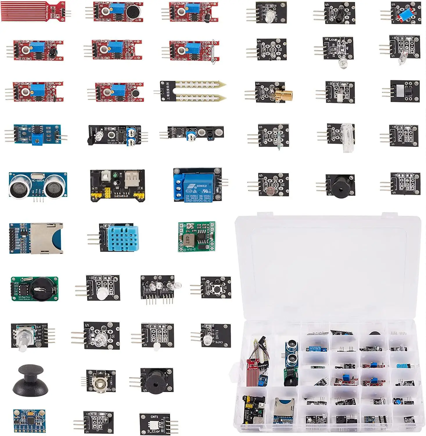 37/45 Sensor Kits for Raspberry Pi UNO R3 Compatibility