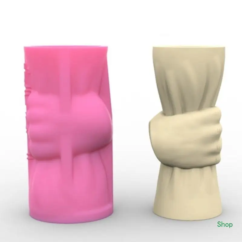 Dropship Nordic Flower Vase Silicone Mold DIY Cement Crafting Tool for DIY Vase