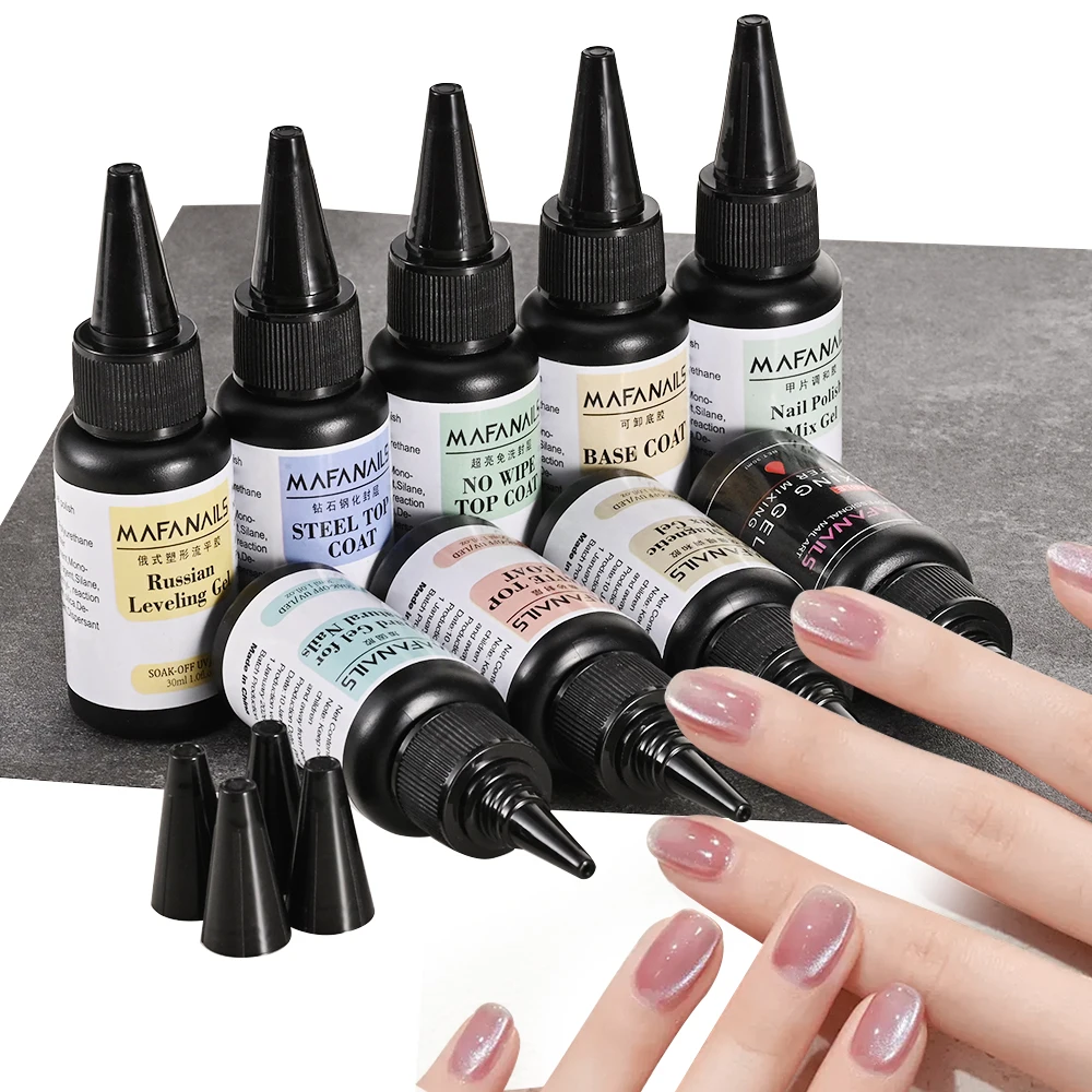 8,5/30ml Matte Top Coat Gel Nail Polish Matte No Wipe Top Coat Soak Off Nail Lamp Gel Long Lasting Nail Salon Functional Gel