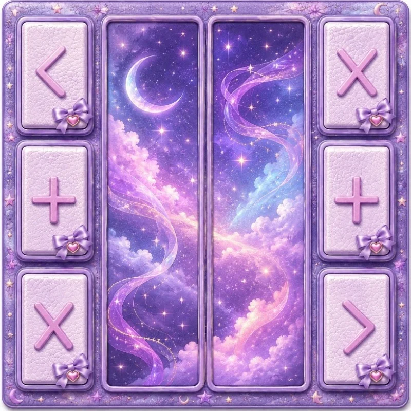 Large-sized trading table mat, featuring cute pattern design. Suitable for tabletop activities card games and creative workspace