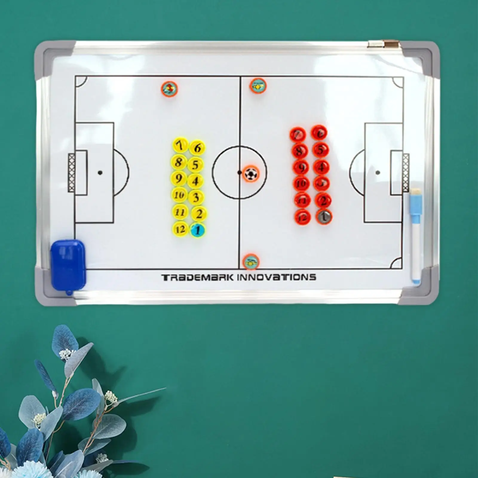 Equipamento de placa de treinadores de futebol, equipamento de treinamento de orientação, placa de treinamento de futebol para treinadores de treinamento de futebol, professores de competição