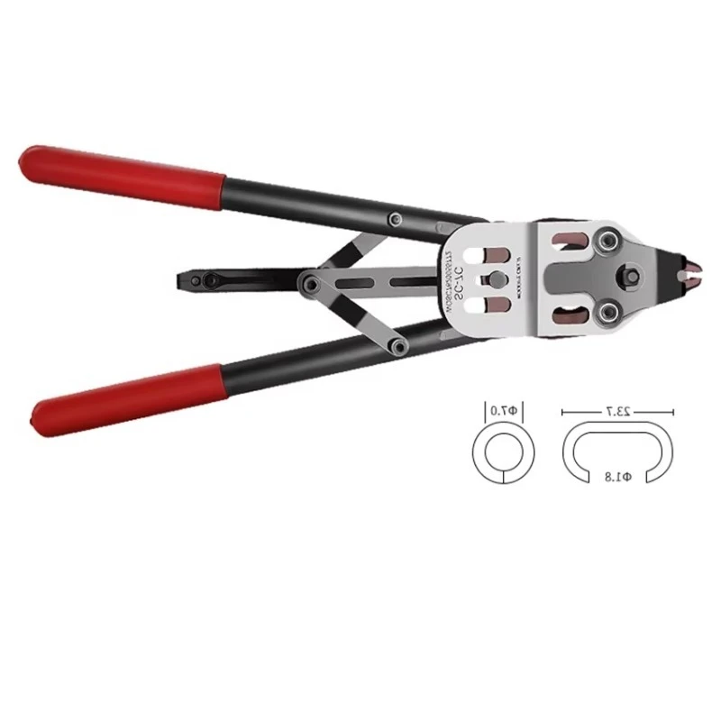SC7C Professional Manual Hog Ring Plier C-Ring Nailer Portable Outdoor BCC