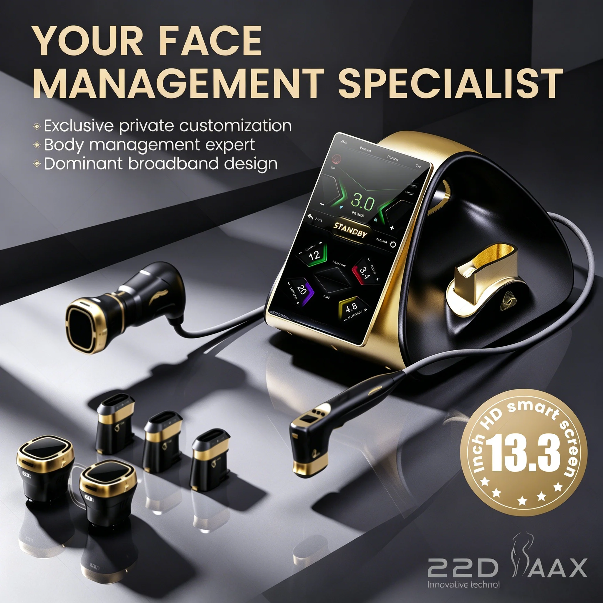 Latest Model 22D MAX HIFU Beauty Equipment Facial Tightening Lift Body Slimming Fat Reduction Professional Salon Machine