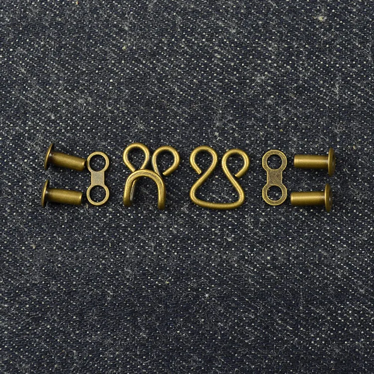 Kragenhaken für Trenchcoat, 8-förmiger Dampfhaken mit Doppelloch – Detail 2