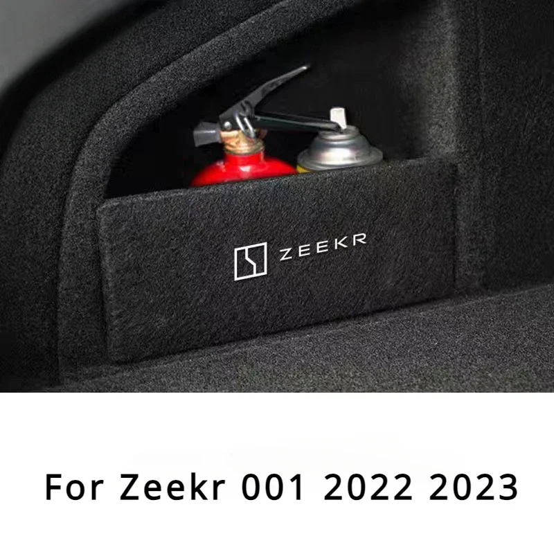 For Zeekr 001 2022 2023 Rear Spare Compartment Partition Rear Trunk  Storage Box Extreme Krypton Interior Modification Accessori