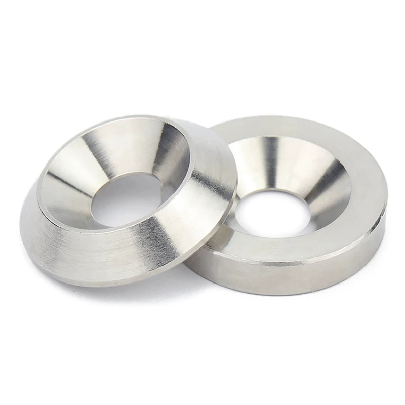M3 M4 M5 M6 M8 M10 304 Stainless Steel Countersunk Washer Concave Convex Conical Washers Conical Flat Solid Head Gasket