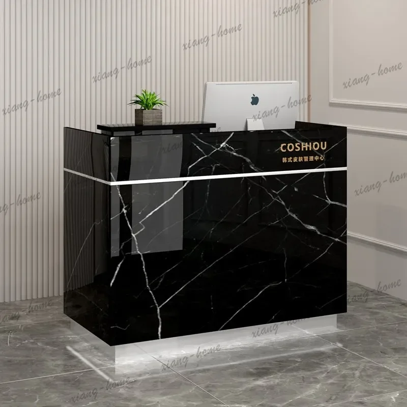 ld Luxury Display Reception Desks Organizers Corner Welcome Executive Reception Desks Aesthetic Company Mostrador Office