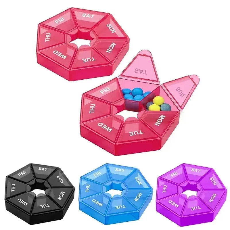 1/2Pcs Portable Large Capaci Storage Box New Model Carry-On Dustproof Week Organizer Box PP Material Home Storage Solution