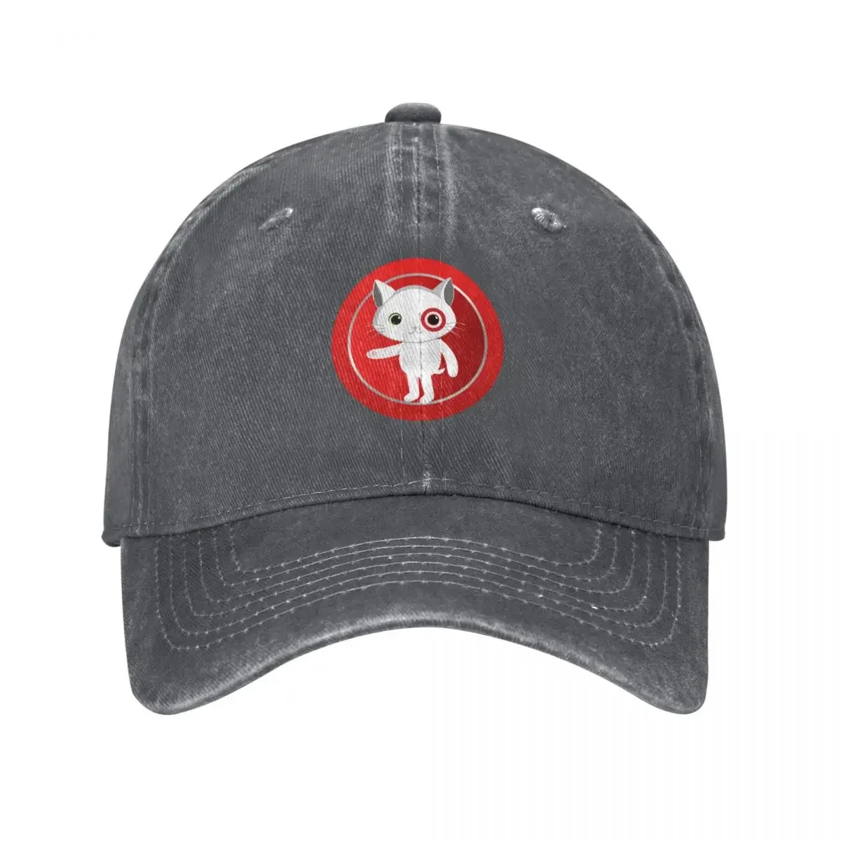 

Team Member Bullseye Cat Funny Baseball Cap Hat men Golf Wear Women's Golf Clothing Men's
