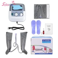 6 Section Electric Air Compression Leg Massager Waist Arm Leg Wraps Foot Ankles Calf Massage Machine Promotion Blood Circulation