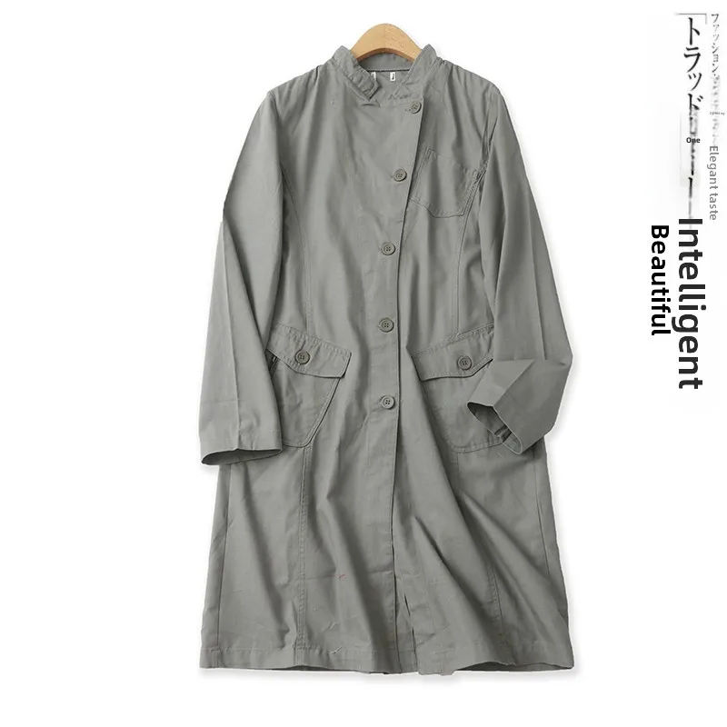 

Casual Mid-Length Long Sleeve Single-Button Women's Jacket Versatile Slim Fit Coat Autumn New Style Fashionable Outerwear