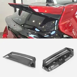 For Toyota GR YARIS GXPA16 VRS-Style Carbon Fiber+ Frp Unpainted Rear Trunk Roof Spoiler Wing Lip Trim Bodykits