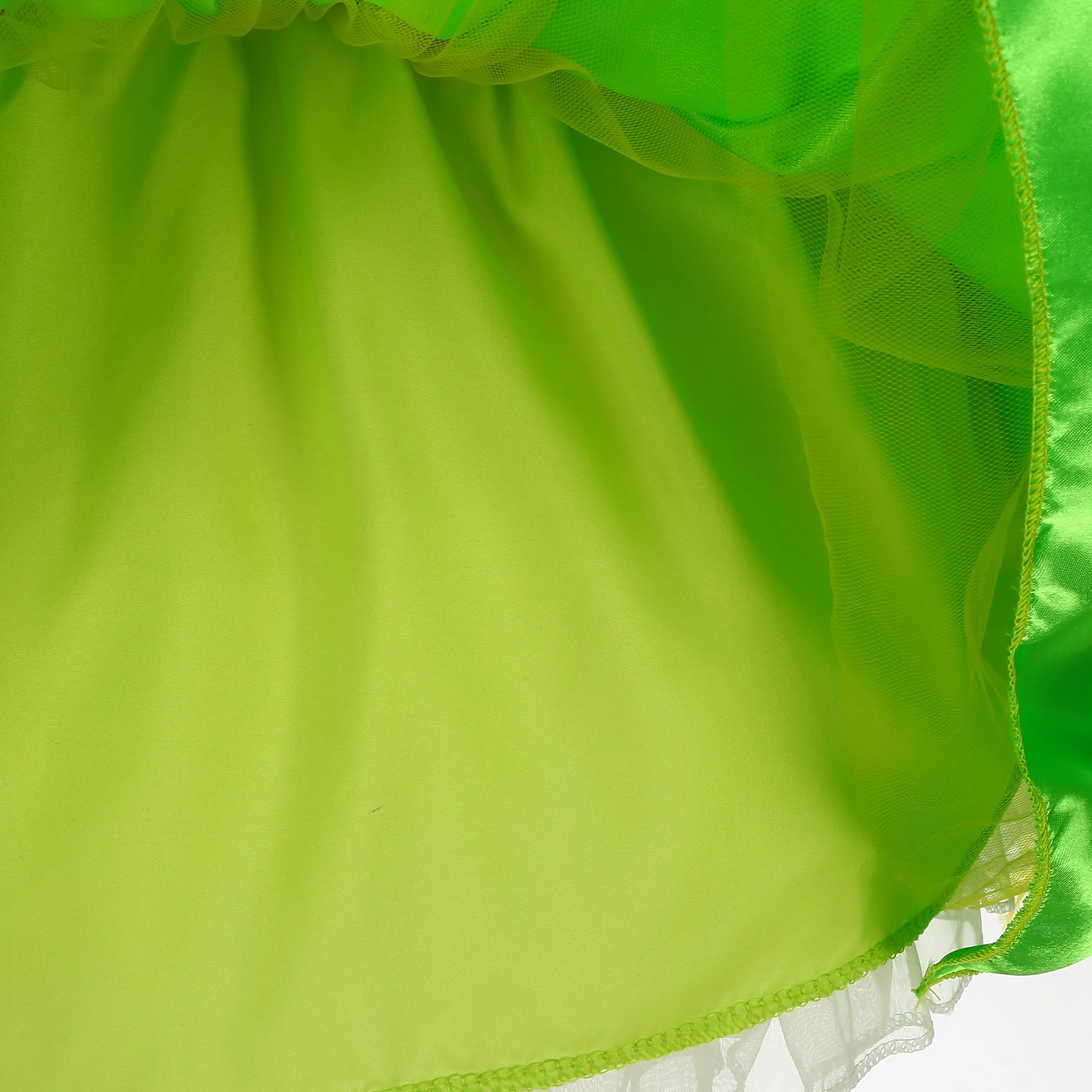Kinder-Waldelfen-Cosplay-Kleid, glitzernder Blattrock mit Blumenornament für Feiertagsaufführungen, Themenparty, Verkleidung – Detail 11
