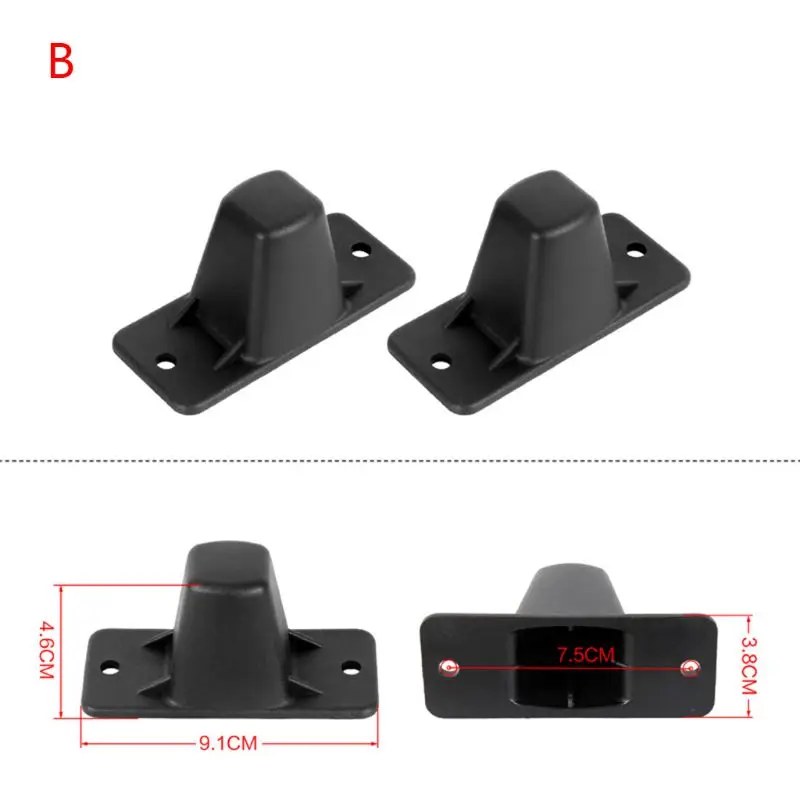 X5XA 1Pair Replacement Plastic Luggage Feet Pads for Luggage Bags Suitcase Stand