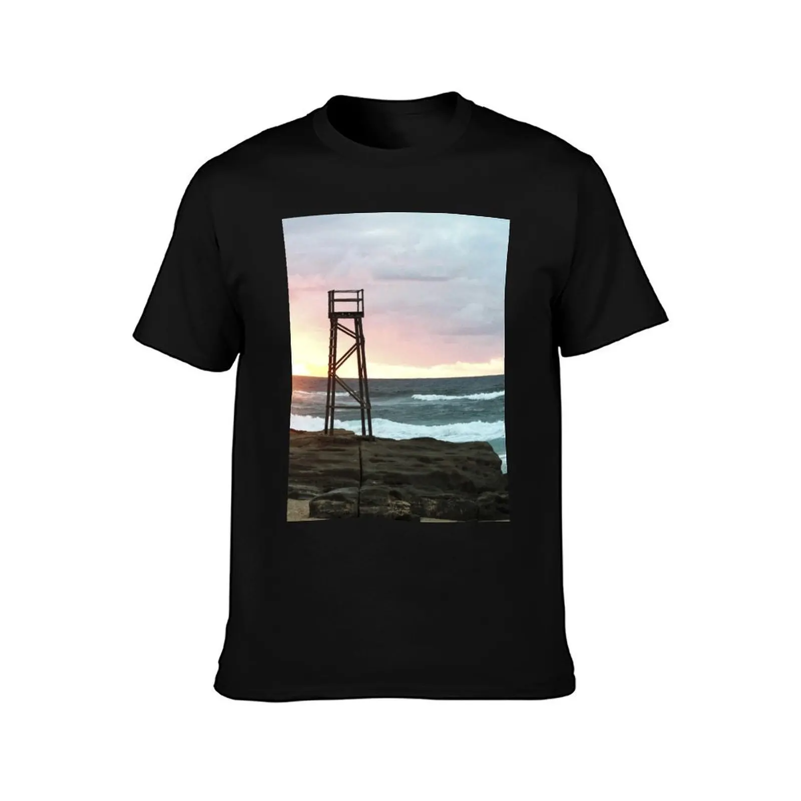 Sunrise at Redhead Beach - 1 T-Shirt, Summer Casual Cotton Tee, Oversized Streetwear Tops, Vintage Graphic Print, 100% Cotton
