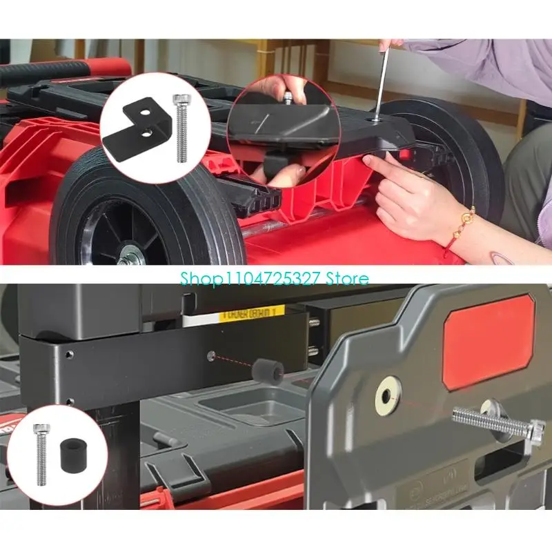 Potente paréntesis acero dulce D8KF para disposición almacenamiento herramientas