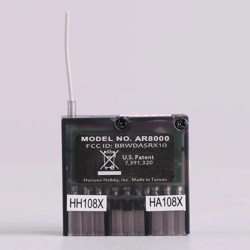 SPMAR8000 AR8000 8-Channel DSMX Receiver for FPV 8-Channel Receiver with High Compatibility and Stability Remote Control Systems