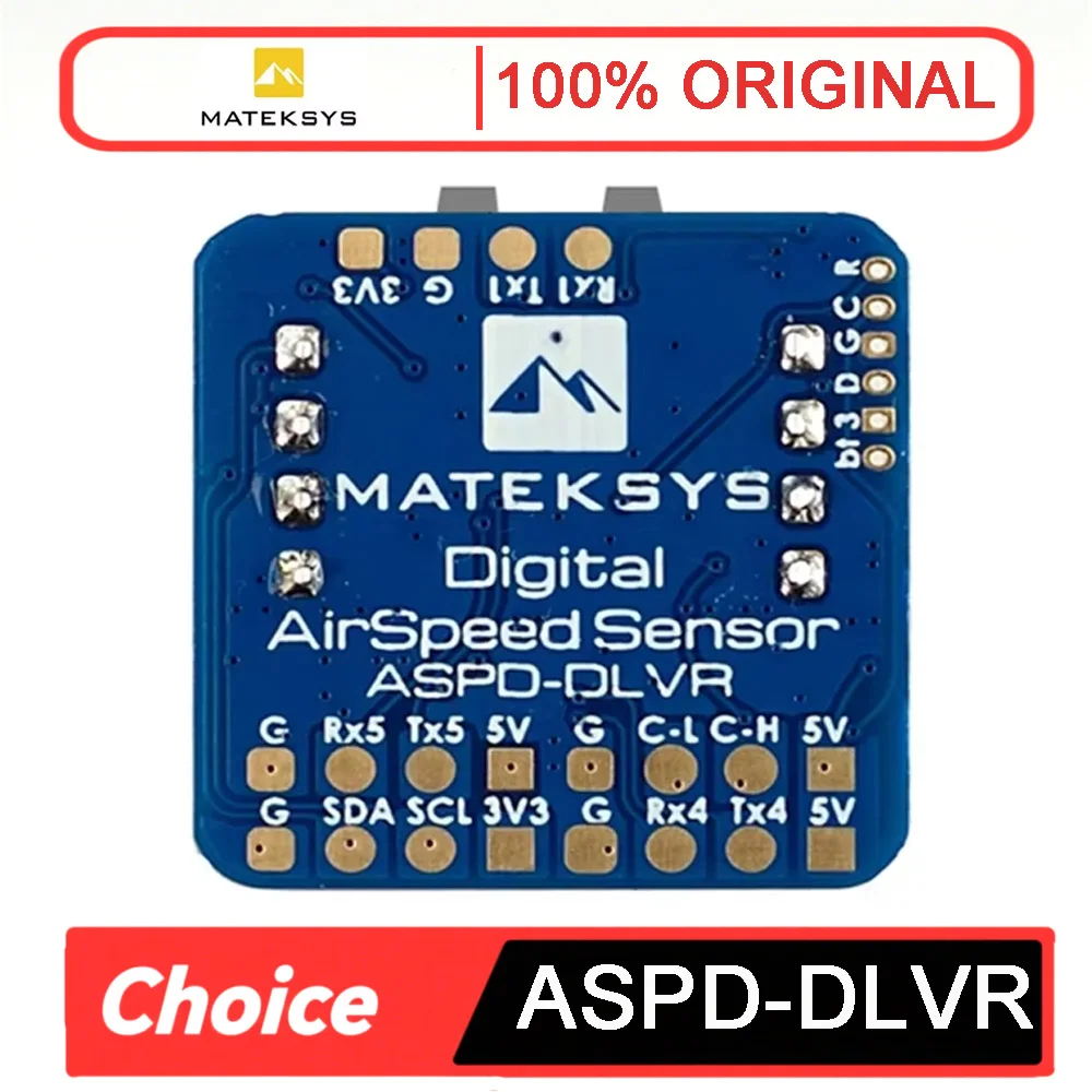

Система MATEK ЦИФРОВОЙ ДАТЧИК СКОРОСТИ ПРАВОЙ ASPD-DLVR ArduPilot AP_Periph F405/F303 CAN-узол 4,5 ~ 5,5 В для RC FPV Racing Drone