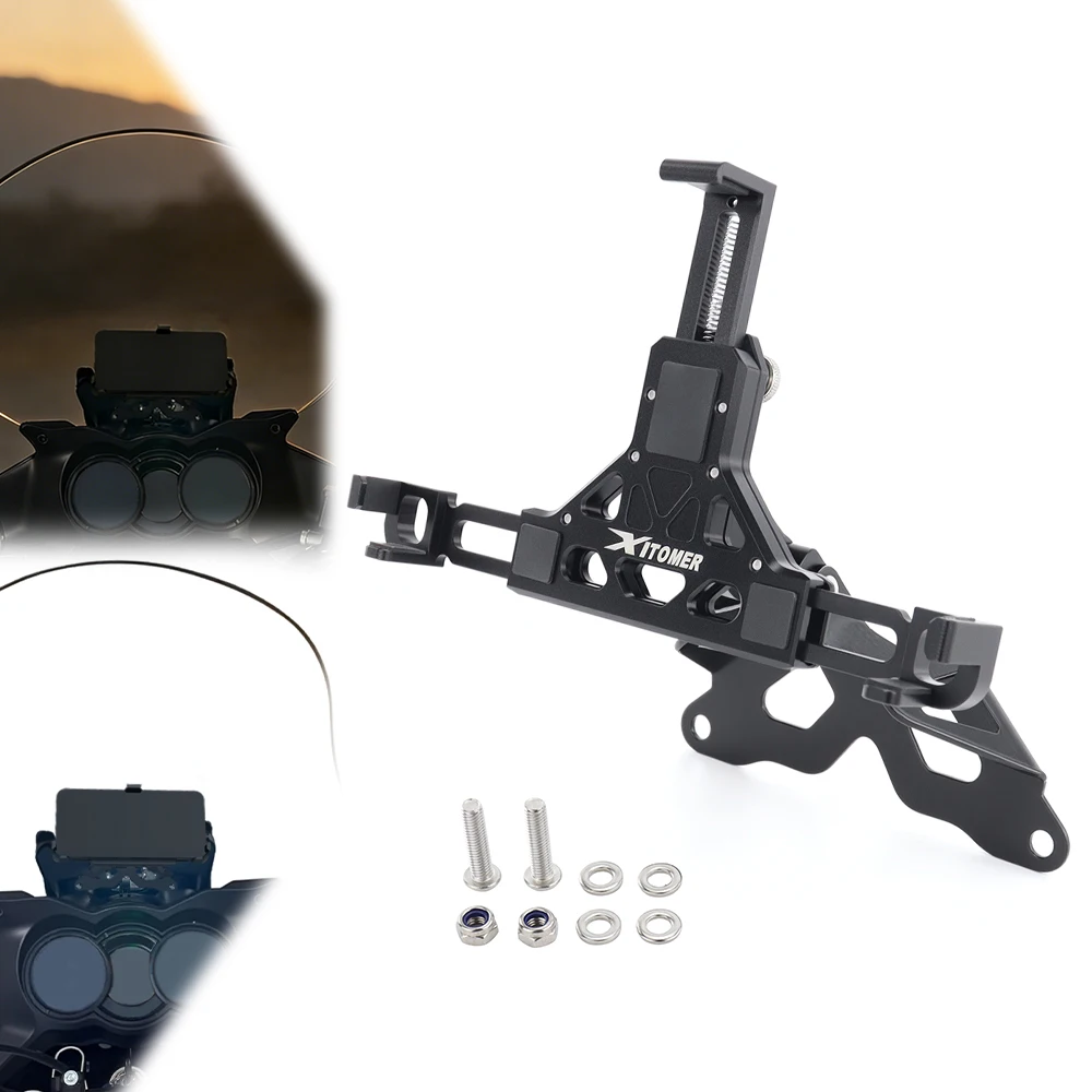 

Motorcycle Smartphone GPS Holder Mount Stand Adjustable GPS Phone Navigation Bracket DL650 DL1000 V-strom 2004-2011 For Suzuki