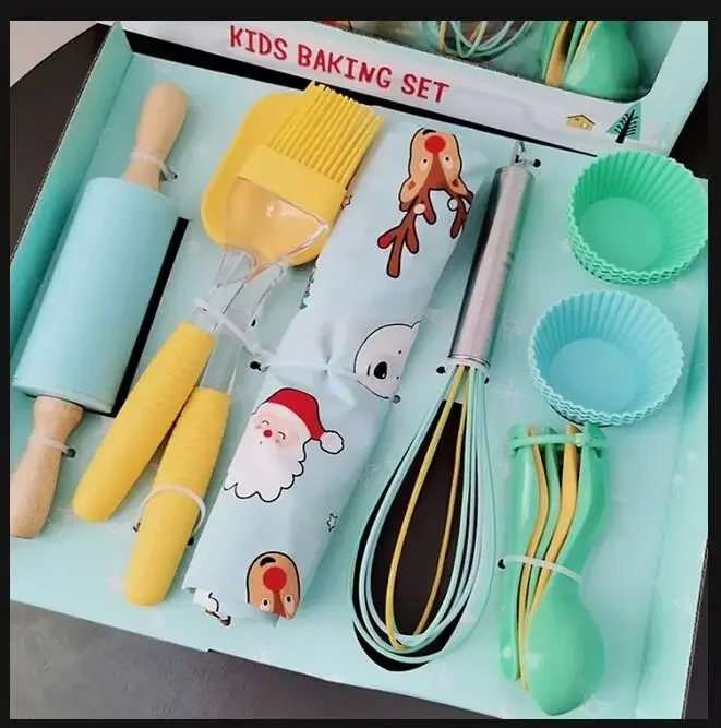 

6 шт., детский силиконовый набор инструментов для выпечки, формы для изготовления тортов, подарочные наборы, кухонные аксессуары, набор конфет