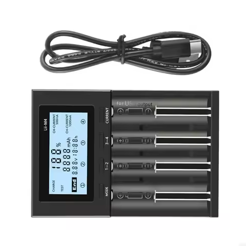 A0KB 4 Slots Battery Charging Test Battery Capacity With Adjustable Current
