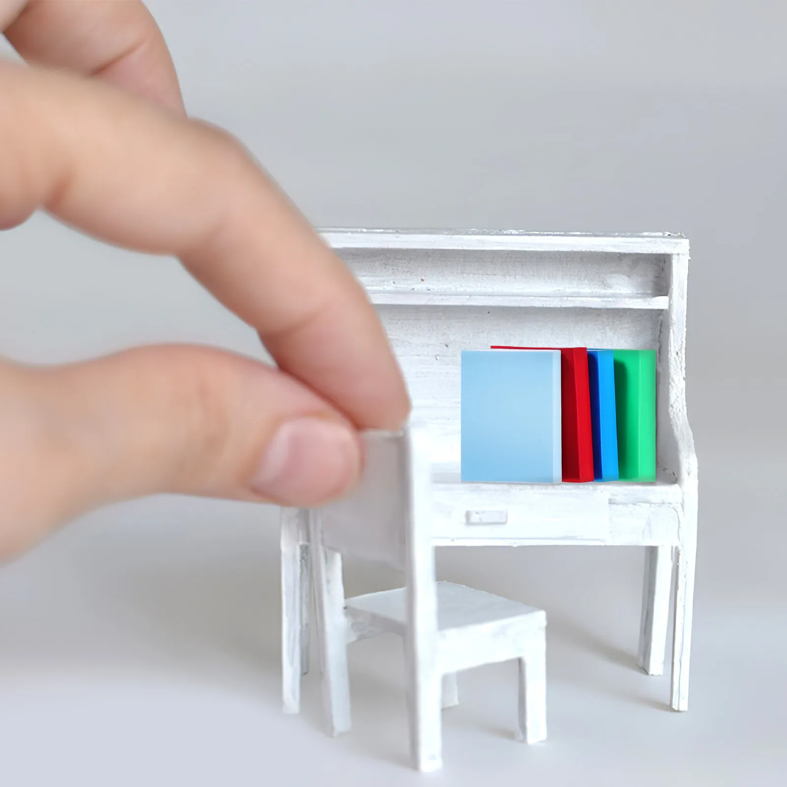 

20Pcs Mini Colorful Books Compact Size Dollhouse Miniature Books for Decoration Photography Props and Collection