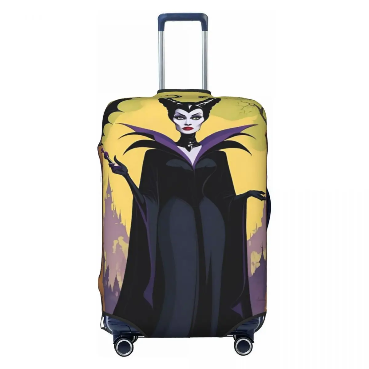 

Чехол для чемодана Custom M-Maleficent Movie Travel Luggage Cover, моющийся, защитный, подходит для чемоданов 18-32 дюймов