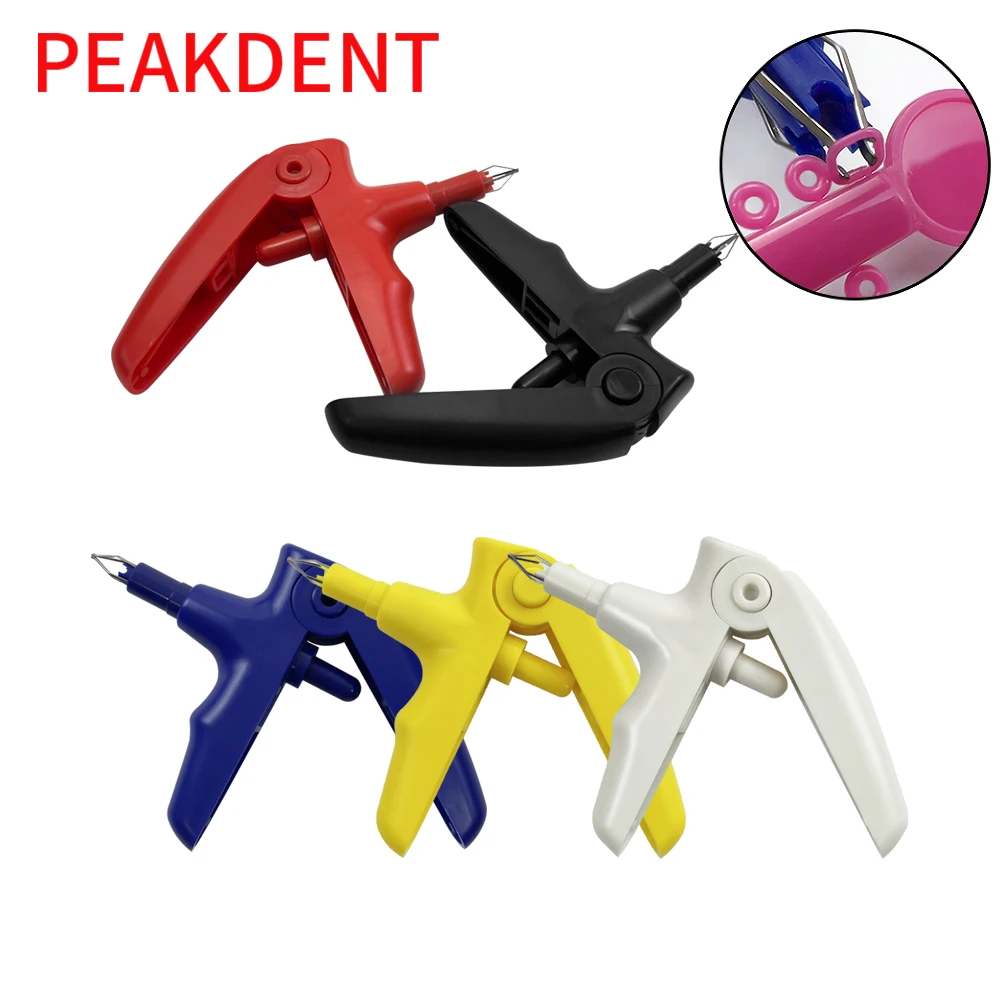 1PCS Dental Orthodontics Ligation Gun Ligature Placement Tool For Dentistry Elastic Tie Bands Rings Dentist Correct Material