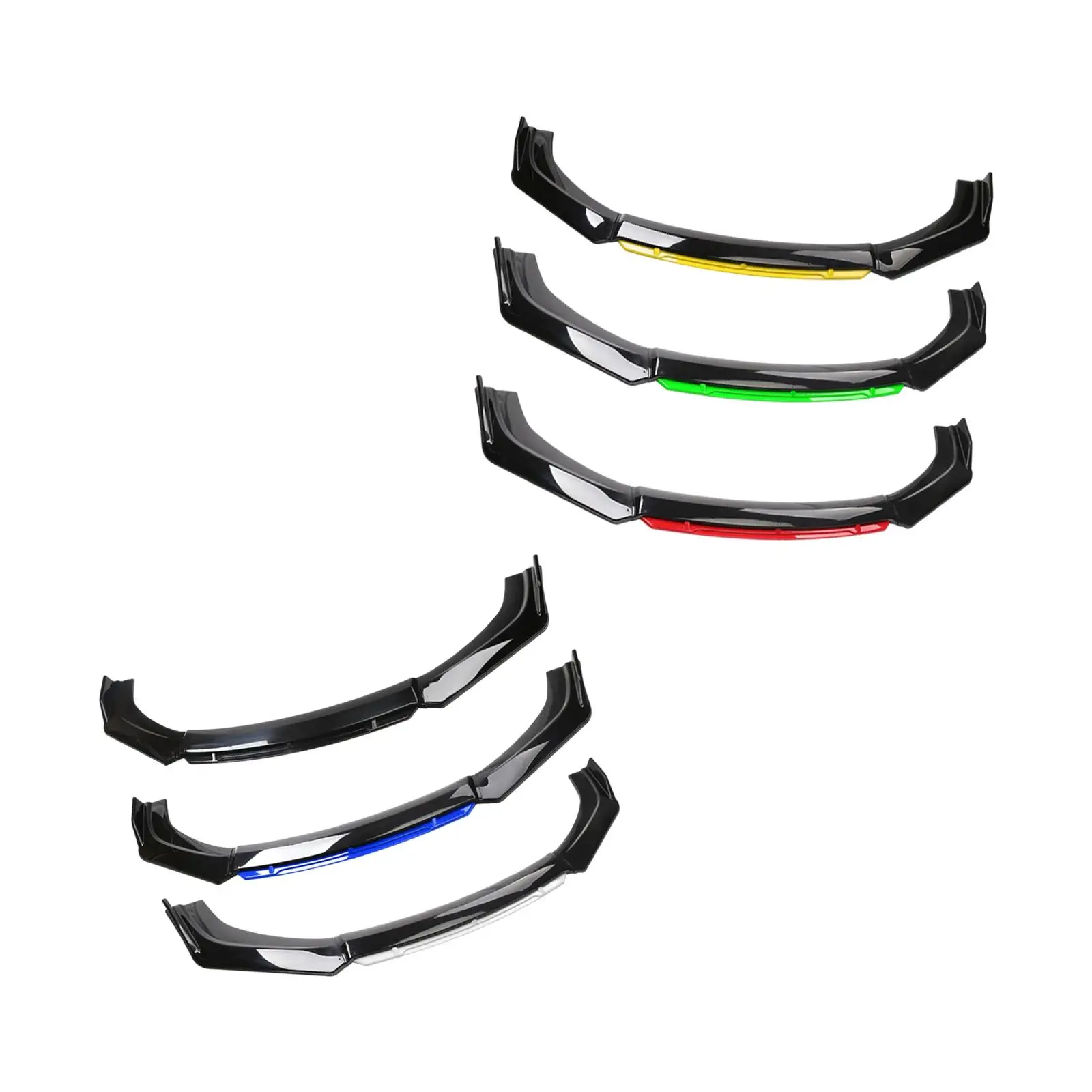 

3x Universal Car Front Bumper Lip Splitter Spoiler Premium Professional