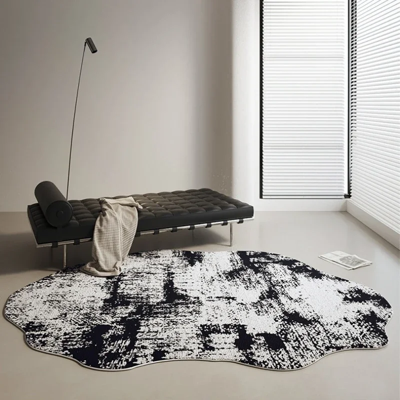 Modern Style Bedroom Decor Irregular Carpet Light Luxury Carpets for Living Room Washable Study Soft Floor Mat Home Washable Rug