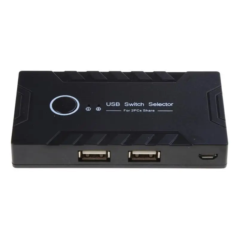 652F 4 Ports USB2.0 Switcher KVM Docking Station Station Switch Switch 2 في 4 Out Switch Selector KVM Converter Hub