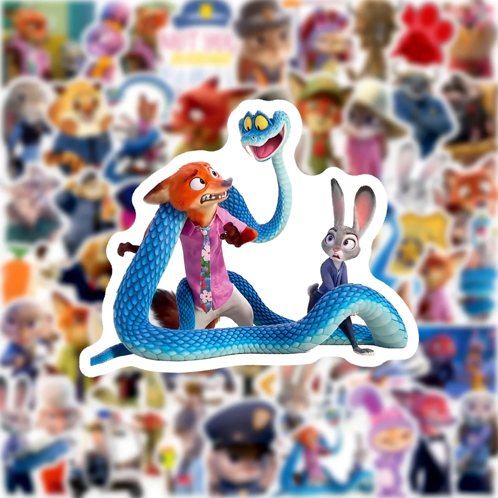 

*HOTSALE 55/60PCS Disney Zootopia New Kawaii Stickers Luggage Graffiti Toy Decals Decoration Sticker Gift Closure Sticker