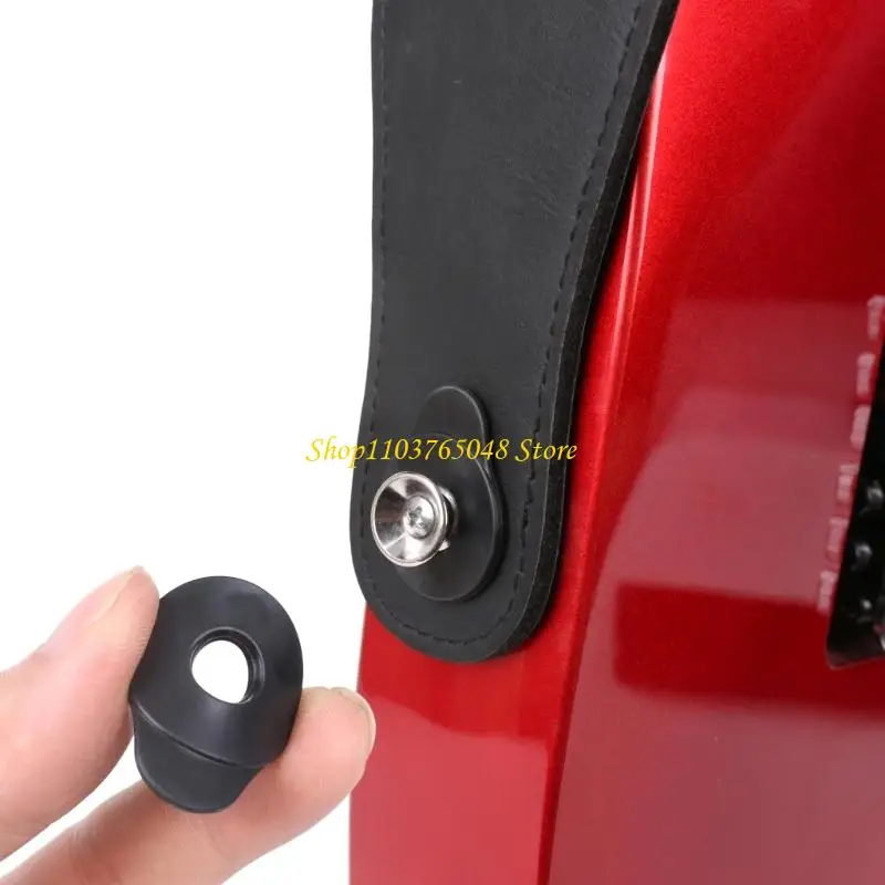 R53E High Performances Guitar Strap Locks Buckle Designed for Longevity and Security Reduces Risk of Damage to Instruments