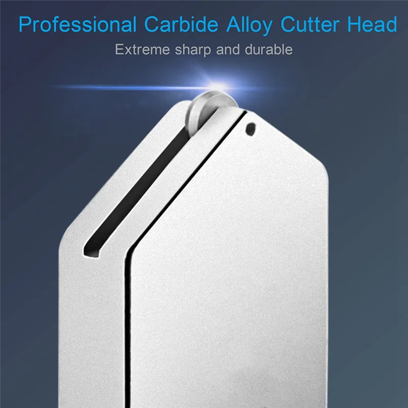 Glass Cutter 2-20mm with Glass Cutting Oil Glass Cutter Pencil Style Oil Feed Carbide Tip for Mirror Tile Mosaic