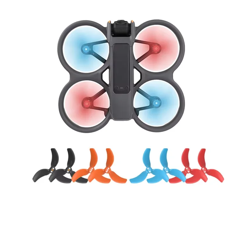 4pcs Avata 2 Propellers 3032S Blade Propeller Replacement Spare Parts For  Avata 2 Drone Accessories Reduce Noise Blue
