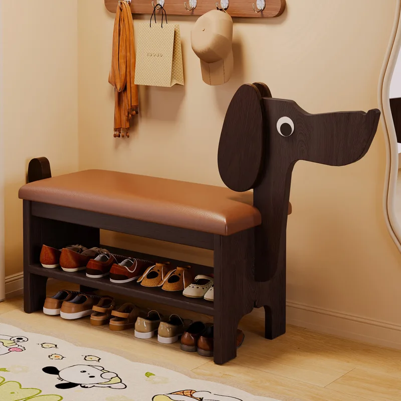 Schuhschränke, mehrstöckig, niedliche Hundebank, Aufbewahrung, Sitz, Schuhregal, Eingangsbereich, Flur, Organizer, platzsparend, kompakt, Wohnheim, Wohnung