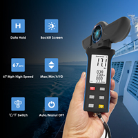 HP-5000K Anemometer - Ultimate 270° Rotatable Wind Speed and CFM Gauge with Protective Vane Cover for Golf Outdoor Adventures