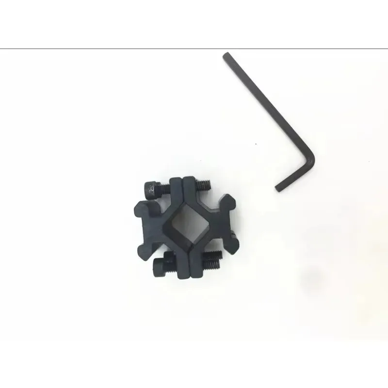 Universal Track Tube Installation for 1pcs Double-sided Butterfly Clip Bipod Adapter Flashlight Clip Tactical Adjustable